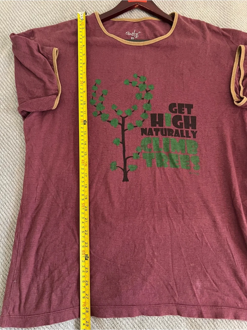 Earthy Hemp-Cotton Blend Tshirt Mens XL - Picture 4 of 4